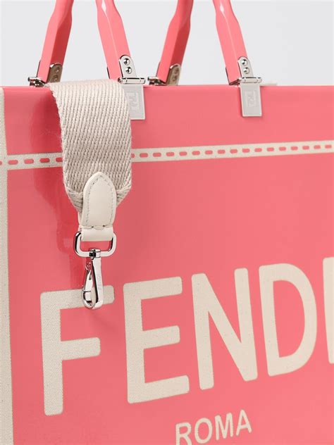 fendi tasche pink|fendi canvas bag.